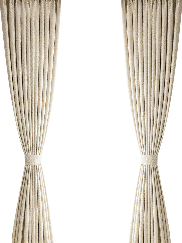 High-end Gilded Thick Chenille Custom Blackout Curtain