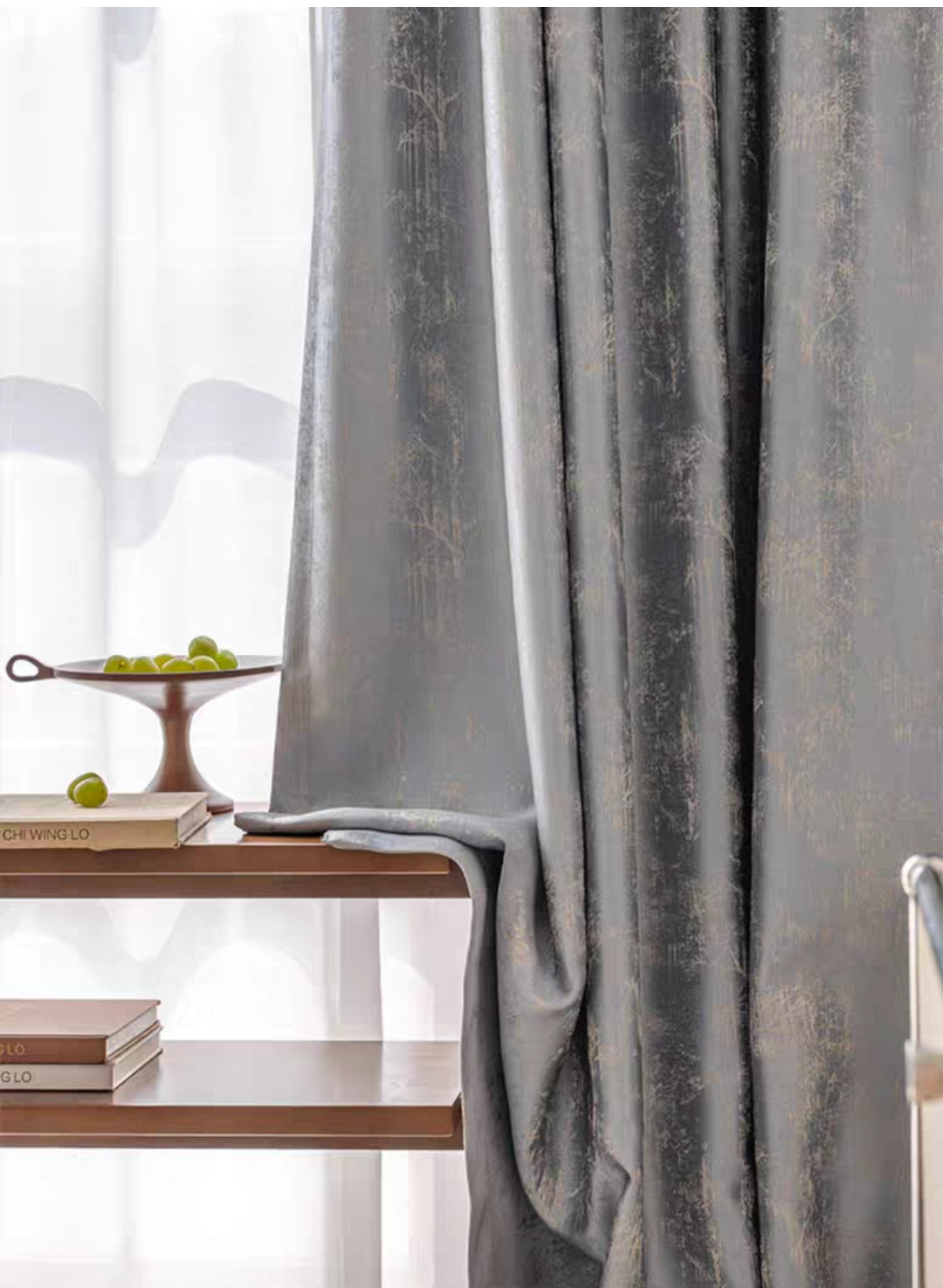Seaton Textured Noise-Reducing Custom Blackout Curtain