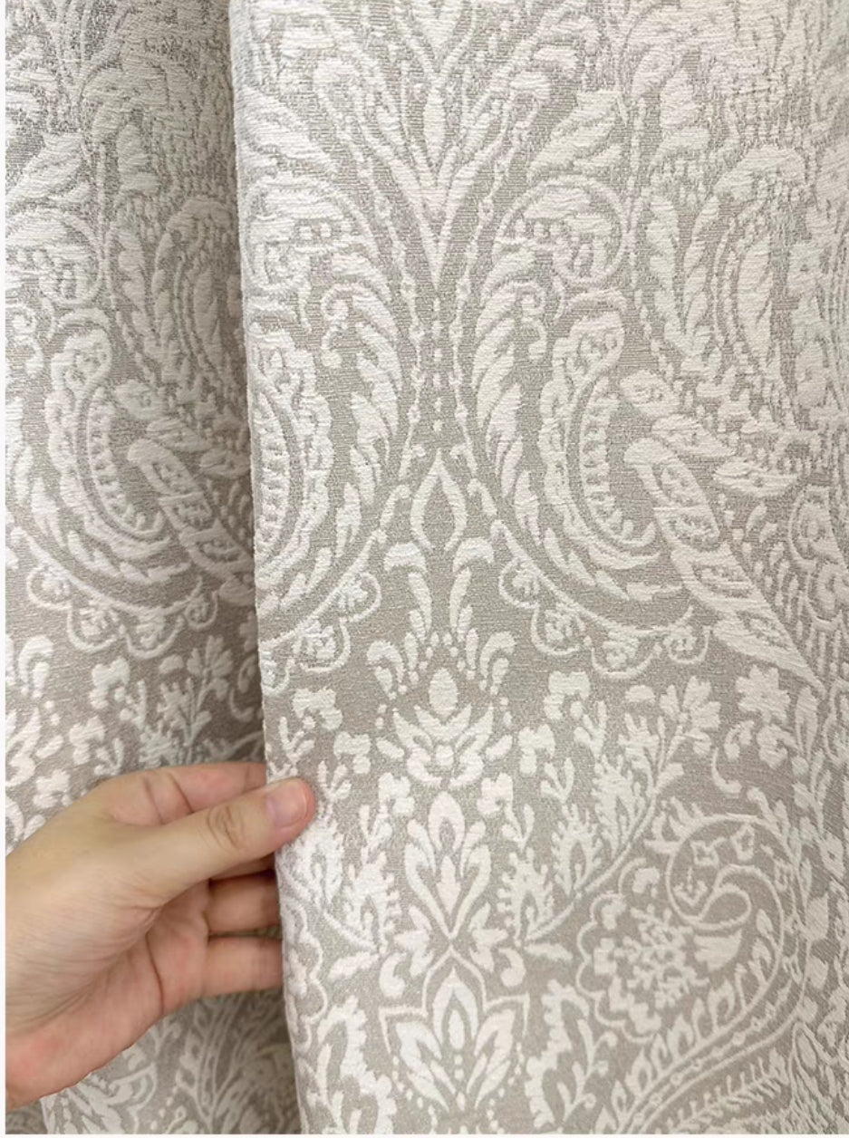 Chenille Jacquard Custom Blackout Curtain