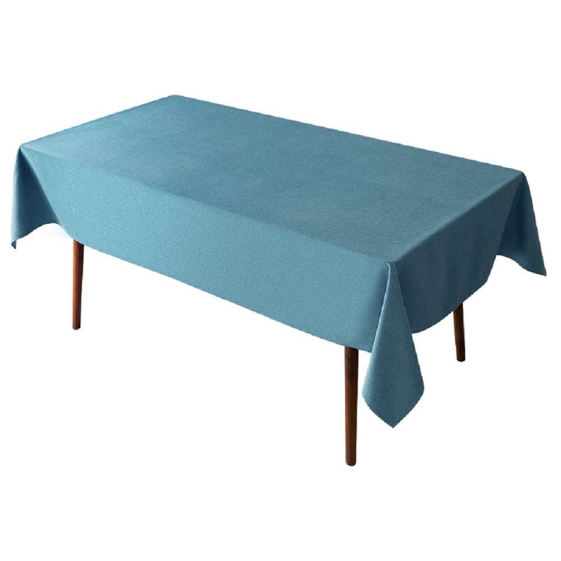 Indoor Outdoor Rectangle Tablecloth 55" x 86", Marina Blue