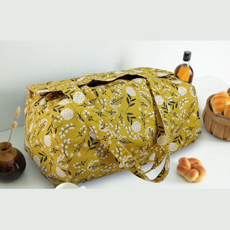 Yellow Dandelion Oversized Bag 100% Cotton