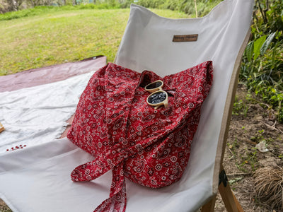 Red Retro tote bag, cotton linen tote bag, market bag,adjustable bag，beach bag