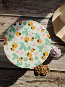 Reusable Bowl Covers Bread Proofing Cover Bread Baking Supplies, Washable Zero Waste Swap, Christmas Gift housewarming Embroidery daisies